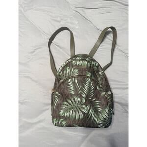MICHAEL KORS Palm Leaf MEDIUM BACKPACK MK SIGNATURE brown/green